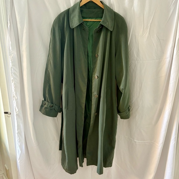 Jackets & Blazers - Classic Olive Green Trench Coat - Women